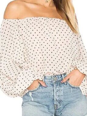 Lovers and Friends Dahlia Blouse Star print Size Small